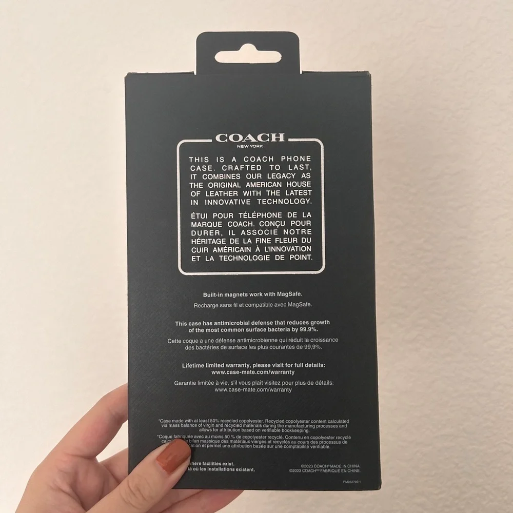 Coach Moody Floral iPhone 15 PRO MAX Case, Compatible with MagSafe- NIB